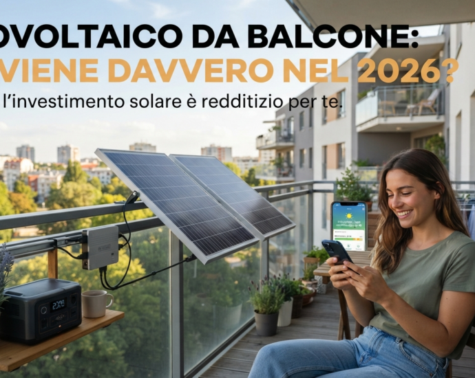 Fotovoltaico da balcone: Conviene davvero nel 2026?